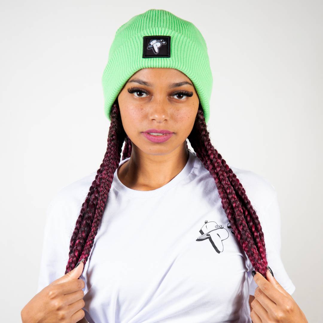 GORRO TRADICIONAL - VERDE NEON