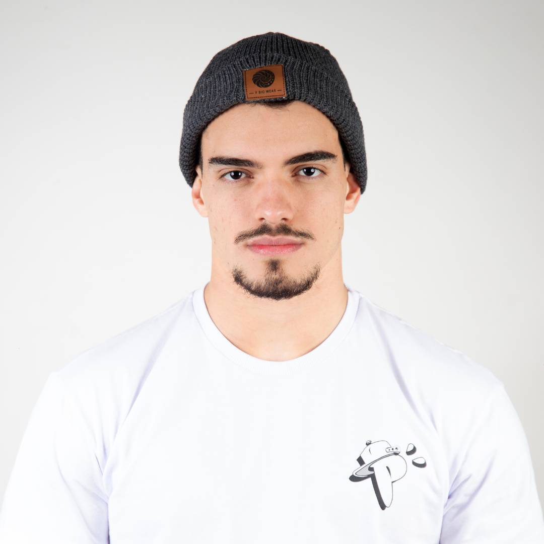 GORRO LENHADOR ESPIRAL - CINZA